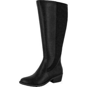Easy Street Women's Shoes Cortland Closed Toe Knee High Black Size 8